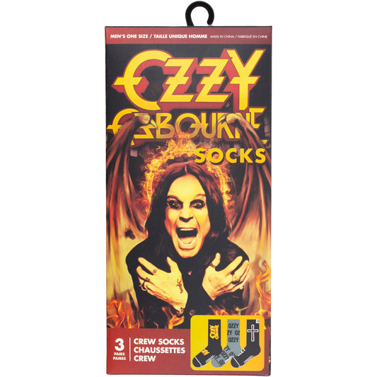 Ozzy Osbourne Logos Socks Front