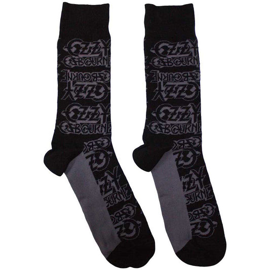 Ozzy Osbourne Logo Repeat Socks Front
