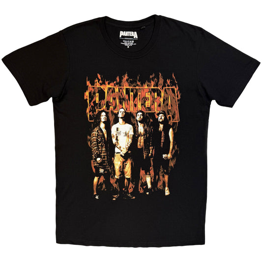 Pantera Flames T-shirt Front