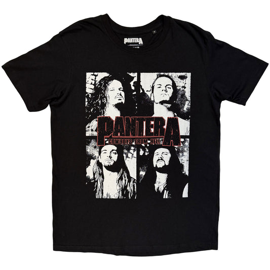 Pantera Cowboys From Hell Flames T-shirt Front