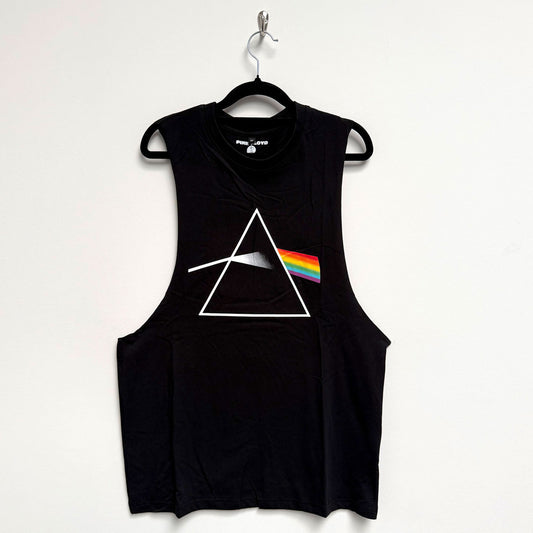 Pink Floyd Dark Side Of The Moon Album Tank Top Mens Tank Front
