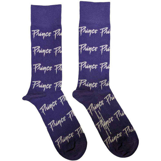 Prince Logo Repeat Socks Front