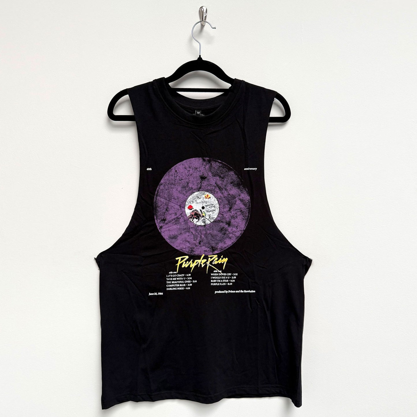 Purple Rain Disc Tank Top Mens Tank