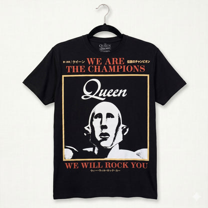 Queen We Are The Champions Carbon T-shirt