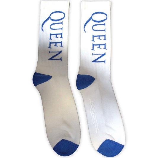 Queen Queen Blue Logo Socks