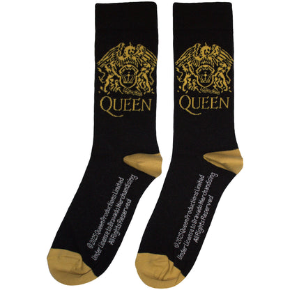 Queen Gold Crest Socks