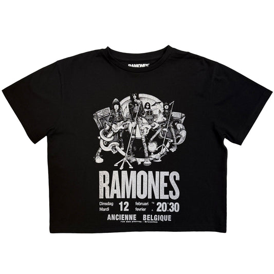 Ramones Ramones Belgique Crop Top Girls Jr
