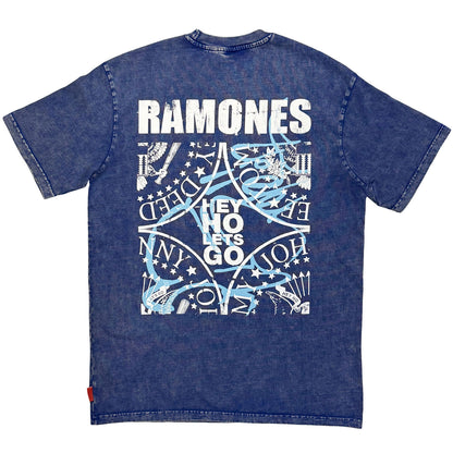 Ramones Presidential Seal Wash Dip Dye & Wash T-shirt