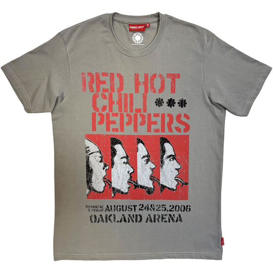 Red Hot Chili Peppers Oakland Arena T-shirt Front