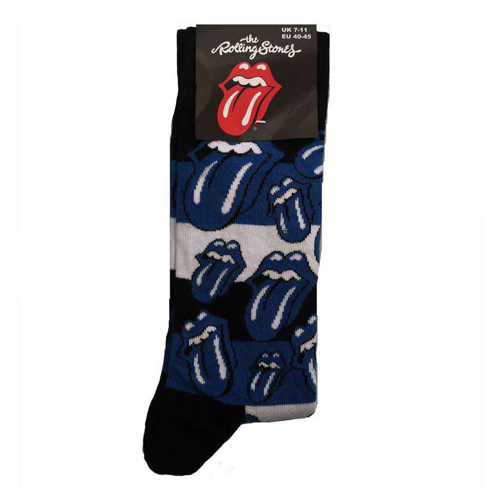 Rolling Stones Blue Tongues Socks