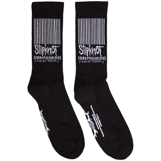 Slipknot Barcode & Tribal S Socks Front