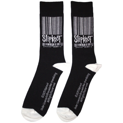 Slipknot Large Barcode Logo Socks