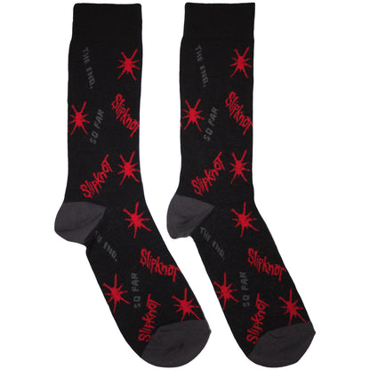 All Over Print Splat The End, So Far Socks