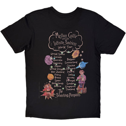 Smashing Pumpkins Celestial Collage Carbon T-shirt