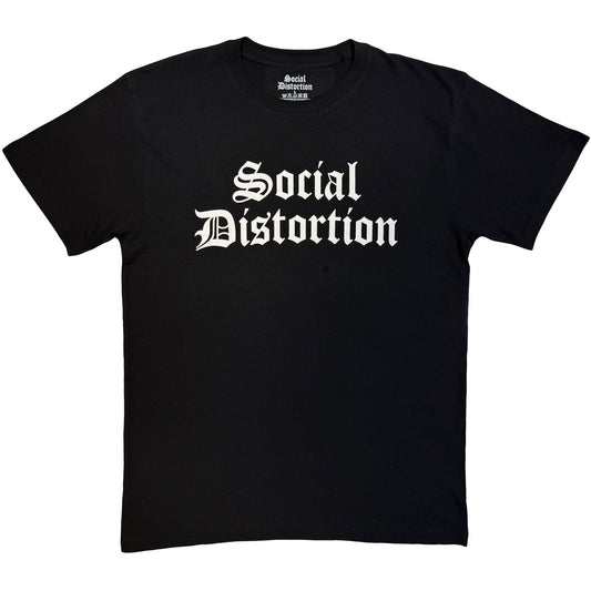 Social Distortion Logo Mono T-shirt Front