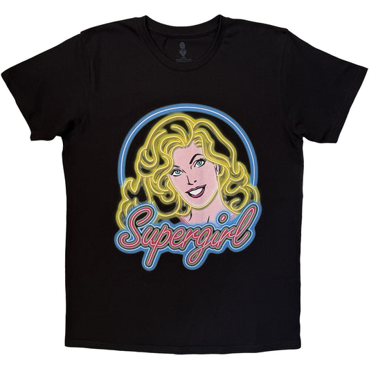Dc Comics Supergirl Neon T-shirt Front
