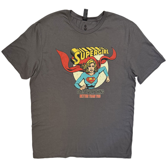 Dc Comics Supergirl Does Everything T-shirt Front