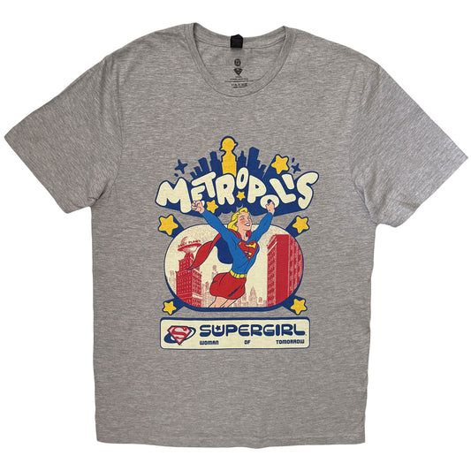 Dc Comics Supergirl Metropolis T-shirt Front