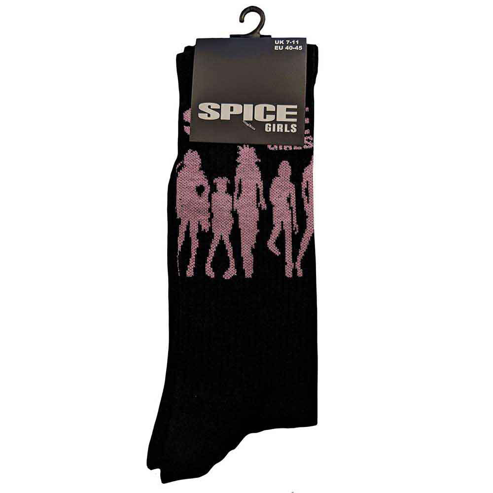 Spice Girls Silhouette Socks