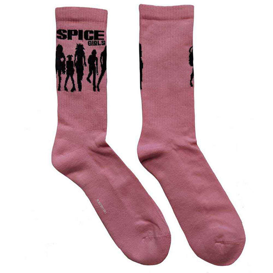 Spice Girls Silhouette Socks Front