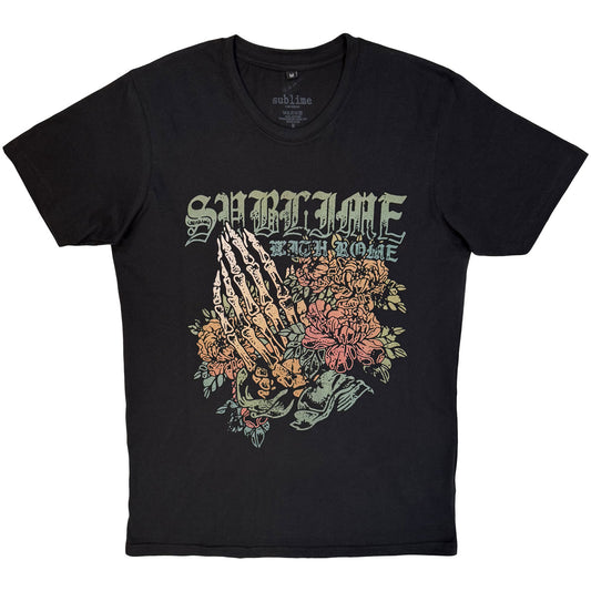 Sublime Praying Hands Carbon T-shirt Front