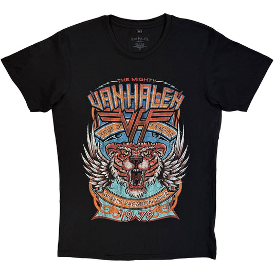 Van Halen World Tour Carbon T-shirt Front