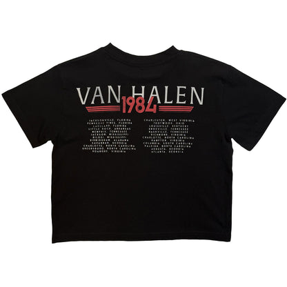 Van Halen '84 Tour Crop Top Girls Jr