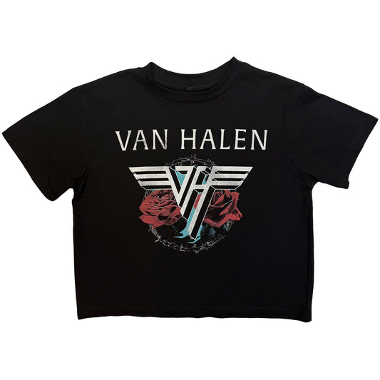 Van Halen '84 Tour Crop Top Girls Jr Front