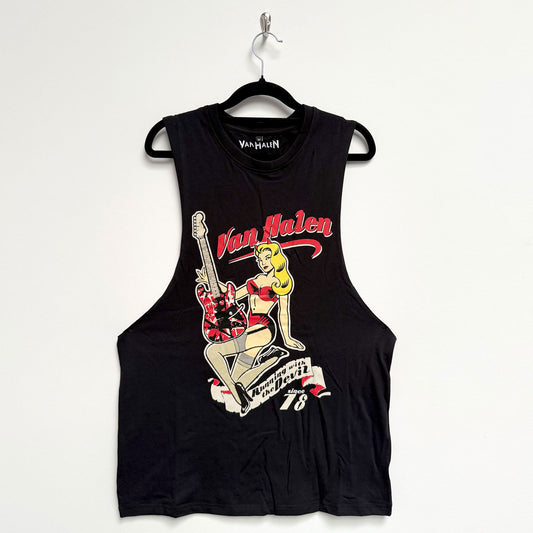 Van Halen Running With The Devil Tank Top Mens Tank Front