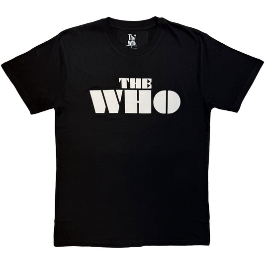 Who Block Logo Mono T-shirt Front