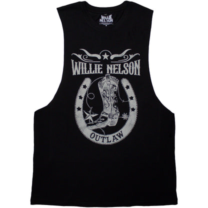 Willie Nelson Outlaw Tank Top Mens Tank