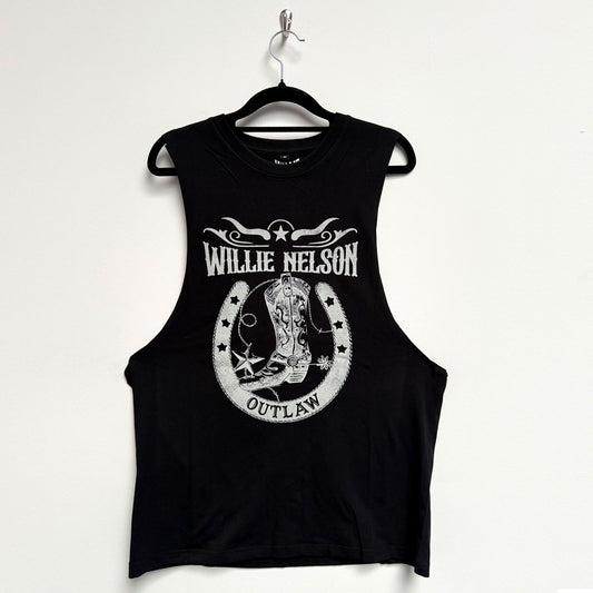 Willie Nelson Willie Nelson Outlaw Tank Top Mens Tank