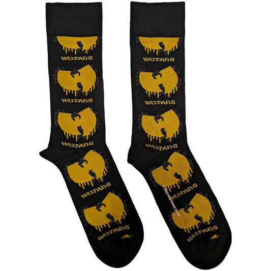 Wu Tang Clan Dripping Logo Socks Front