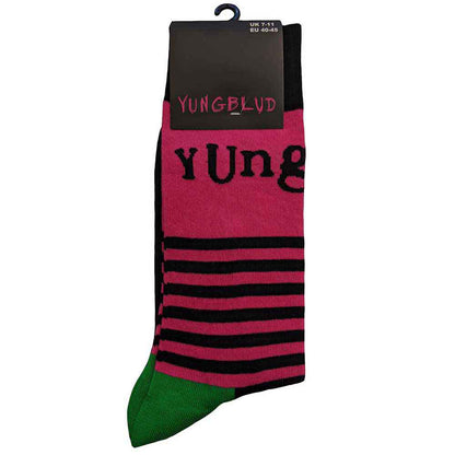 Yungblud Logo & Stripes Socks