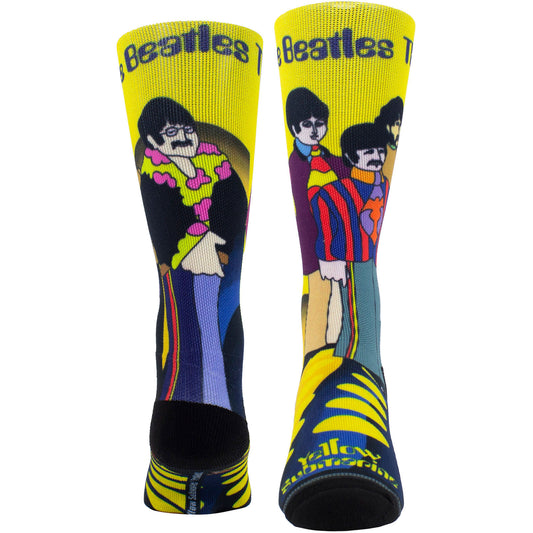 Beatles Yellow Submarine Band Sublimation Socks Front