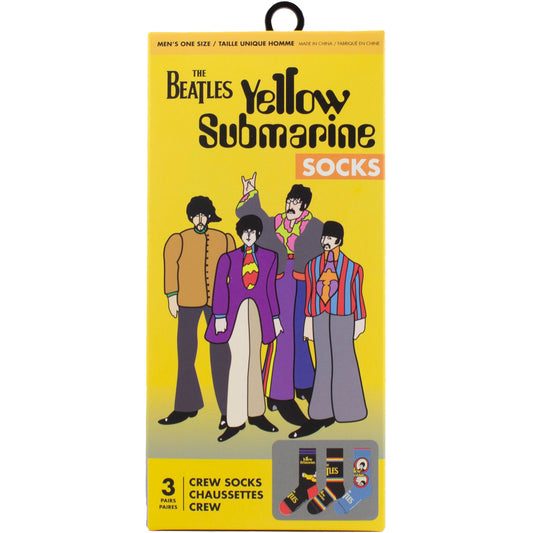 Beatles Yellow Sub Socks Front