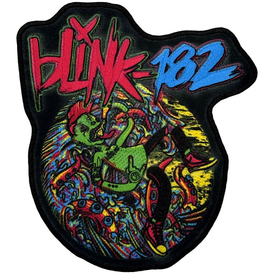 Blink 182 Overboard Event Woven Patch Front