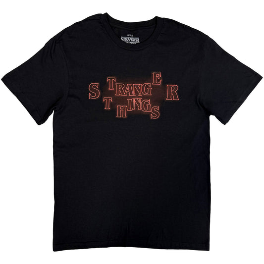 Stranger Things Stranger Things Neon Logo T-shirt
