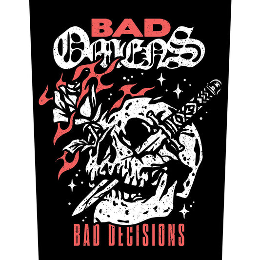 Bad Omens Bad Decisions Back Patch Front