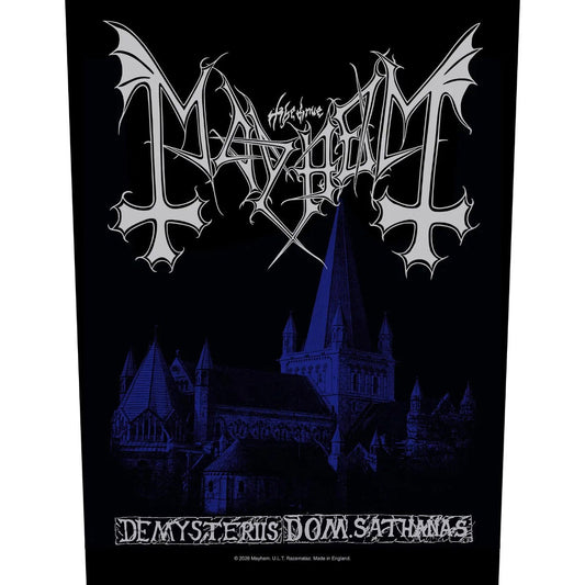 Mayhem De Mysteriis Dom Sathanas Back Patch Front