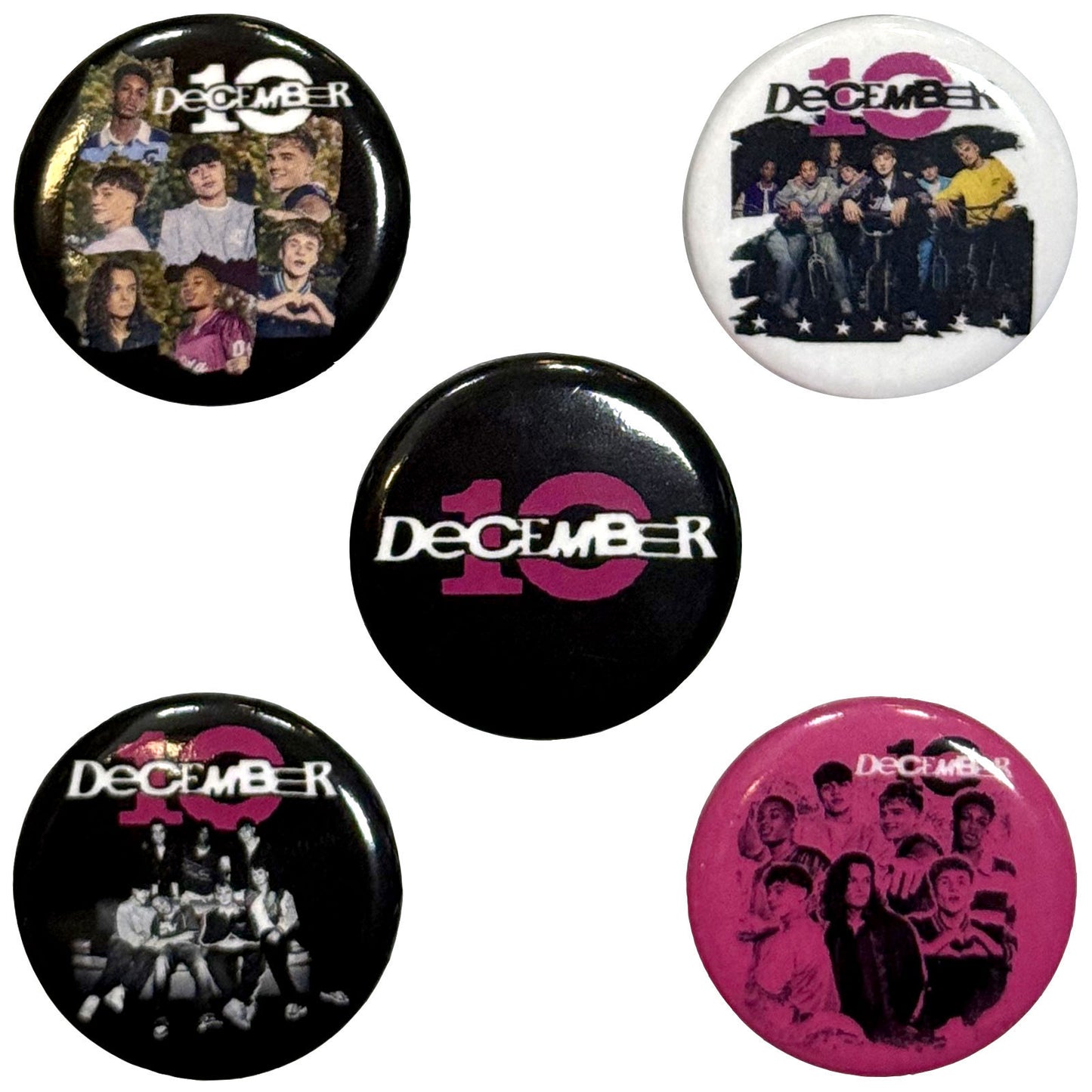 December 10. Group 5 Pack Pewter Pin Badge