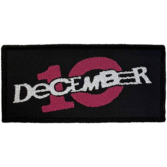 December 10. Logo Woven Patch Front
