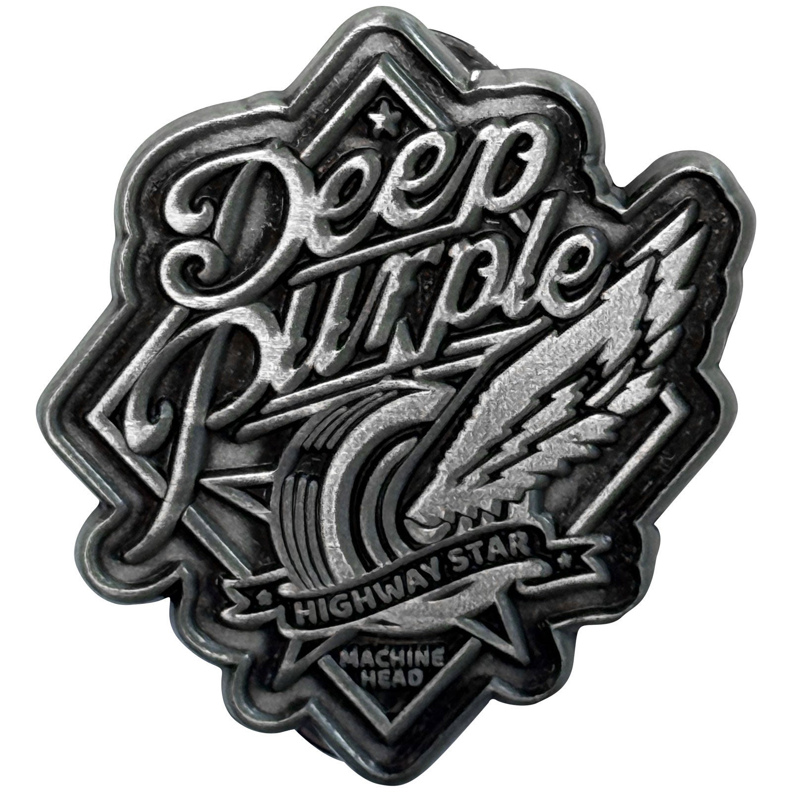 Highway Star Pewter Pin Badge