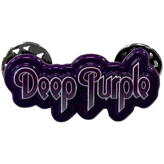 Deep Purple Logo Pewter Pin Badge Front