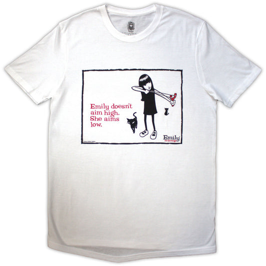 Emily The Strange Aims Low T-shirt Front