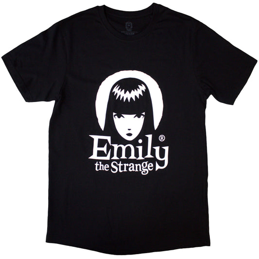 Emily The Strange Halo Logo T-shirt Front