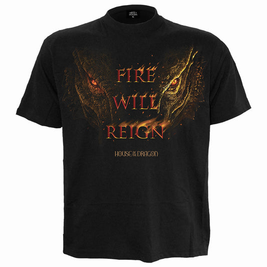 House Of The Dragon Hod2 Fire Will Reign T-shirt Front