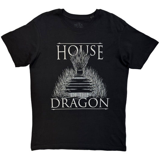House Of The Dragon Iron Throne T-shirt Front