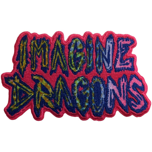 Imagine Dragons Rainbow Logo Woven Patch Front