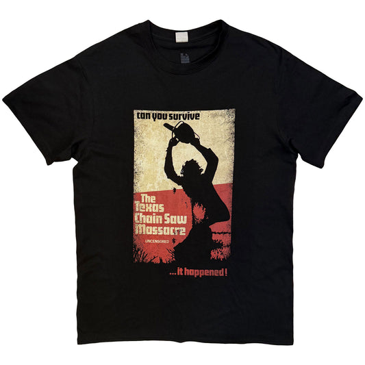 Texas Chainsaw Massacre Who Will Survive T-shirt Front